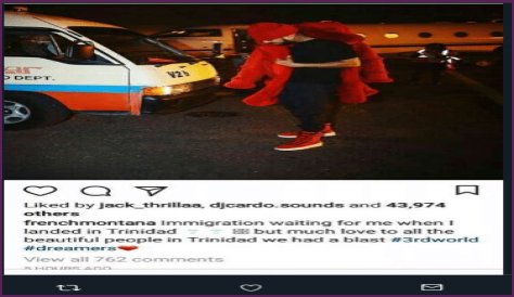 French Montana Forced to Change Photo Caption After Calling Trinidad ‘3rd World’